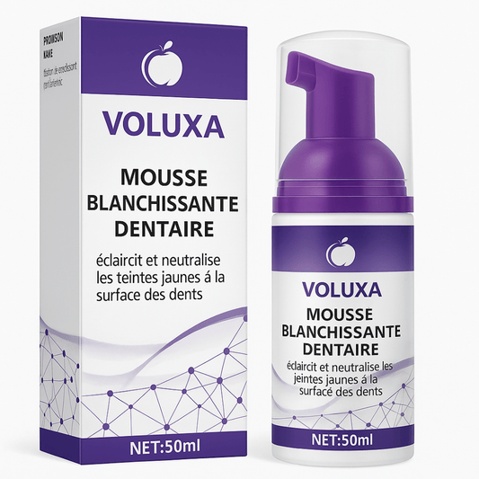 Mousse blanchissante dentaire